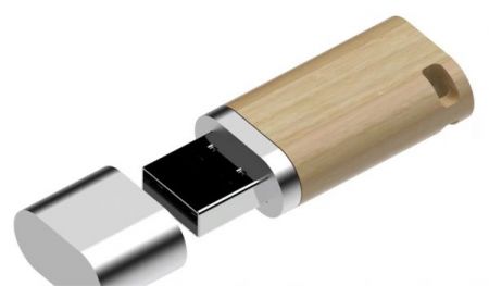 Cle USB en bois personnalis